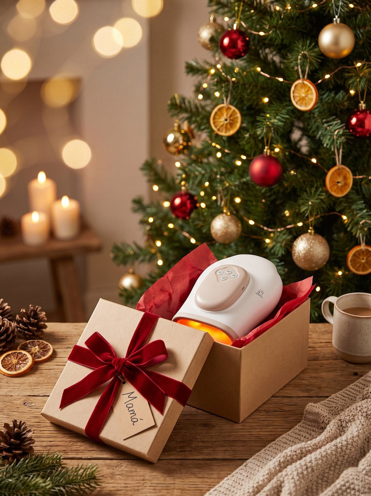 Masajeador de manos Termia como regalo de Navidad para mamá