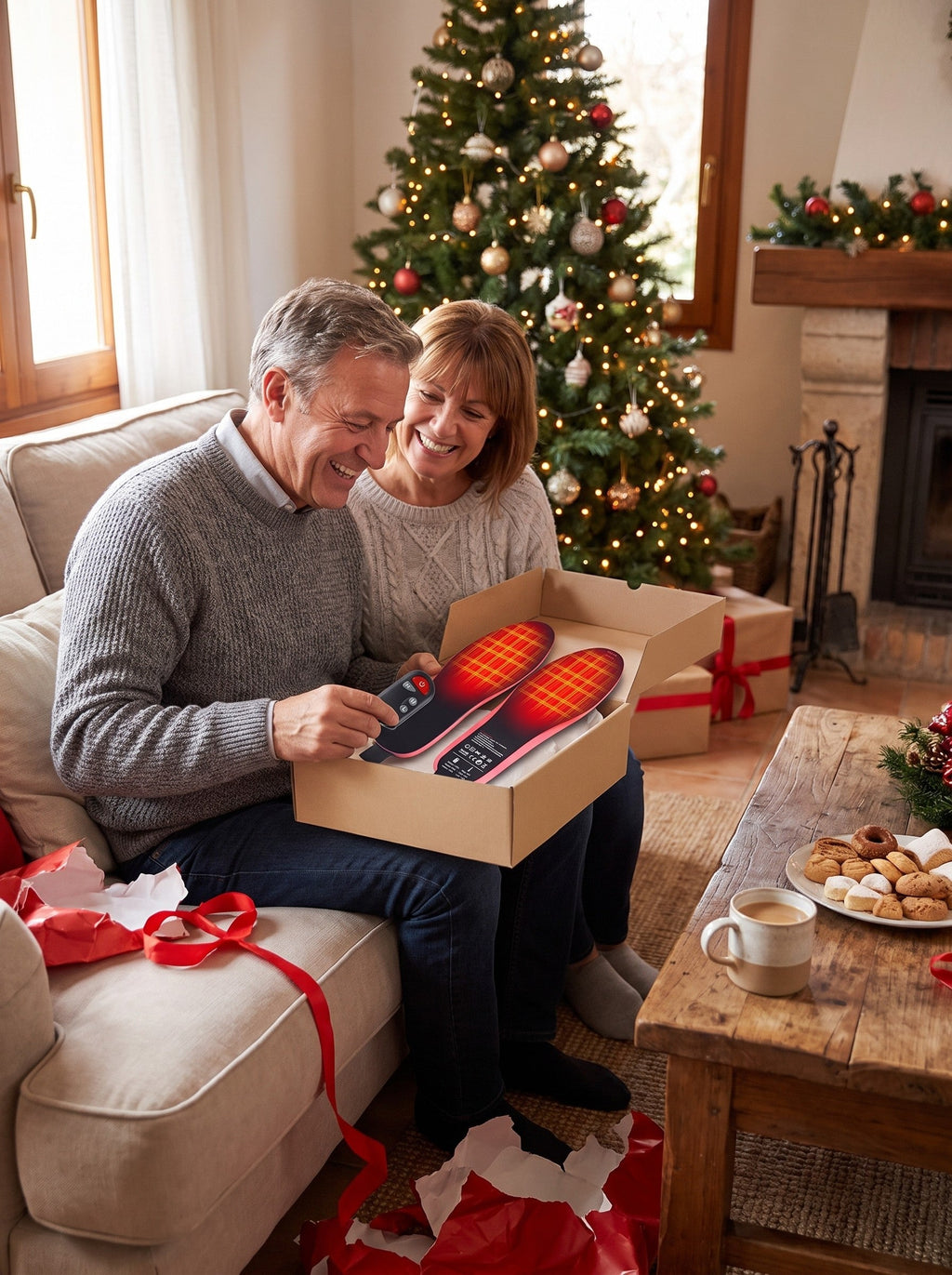 Plantillas calefactables como regalo de Navidad