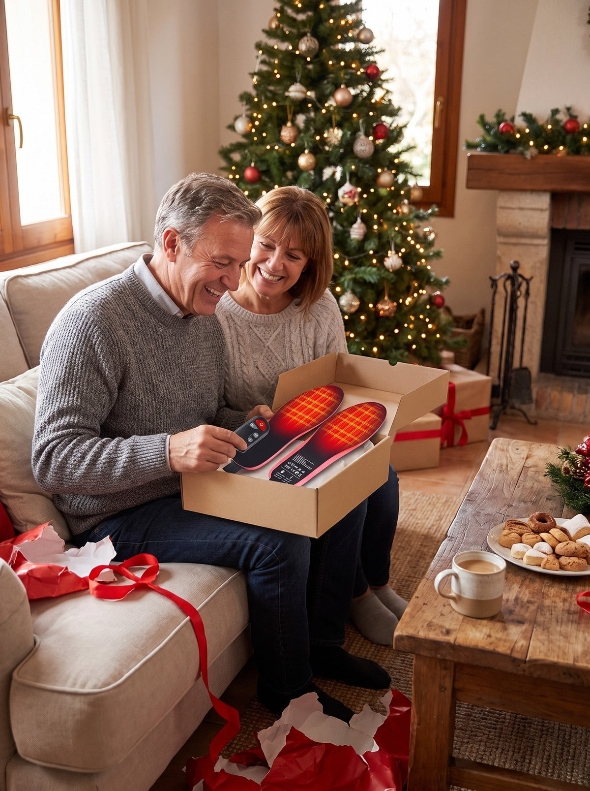 Plantillas calefactables como regalo de Navidad